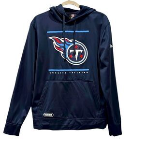NFL New Era Tennessee Titans Navy Speed Drill Streak Hoodie Medium Unisex​​